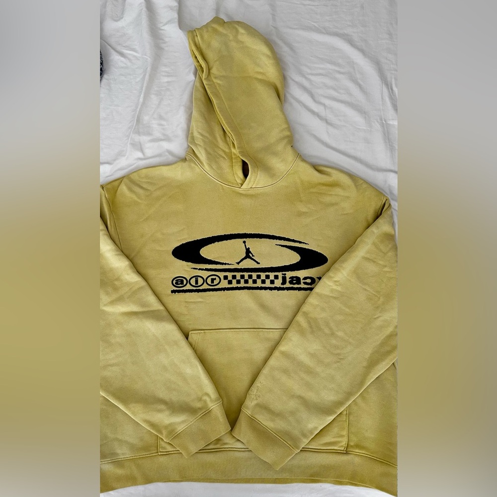 Jordan x Travis Scott Pullover Hoodie Celery Nike STEAL!!